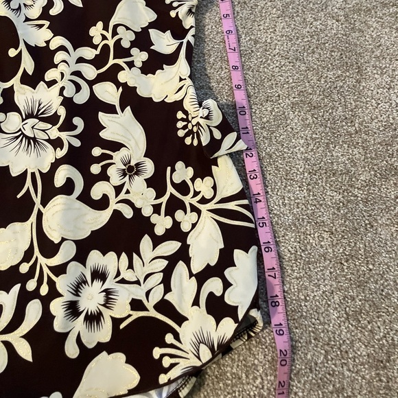 Amica Floral One Piece Swimsuit With Skirt Size 14 NWT - Picture 9 of 11